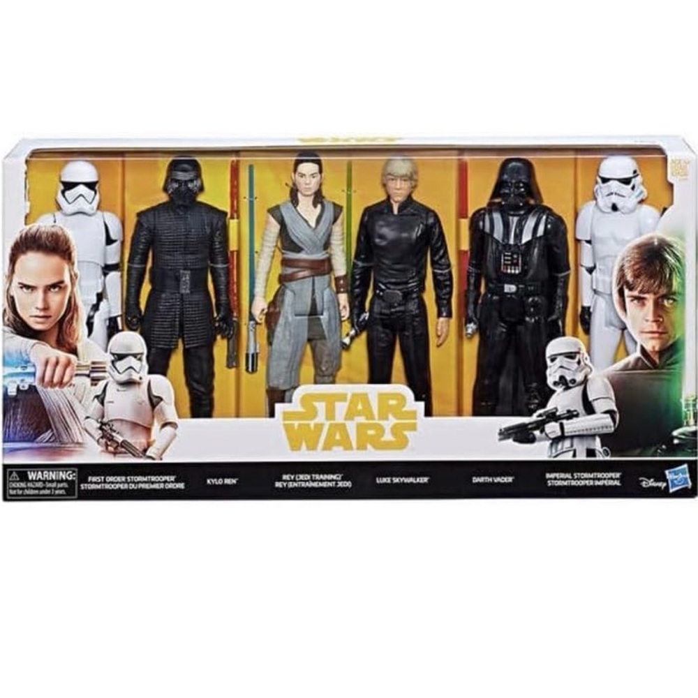 NIB Disney hasbro Star Wars 12" Epic Rivals Action Figures- 6 Pack